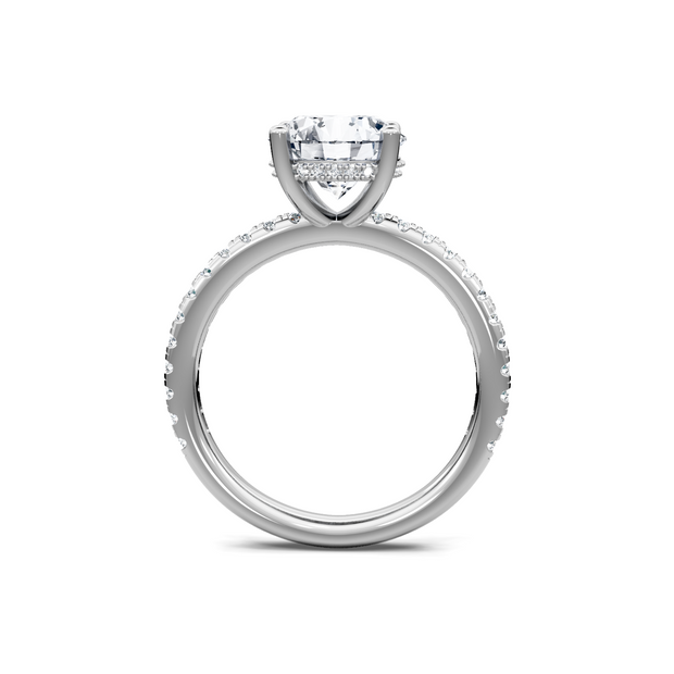 Yellow 14K Gold Classic Diamond Accent Engagement Rings