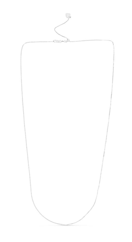 14K Gold 0.68mm Adjustable Box Chain