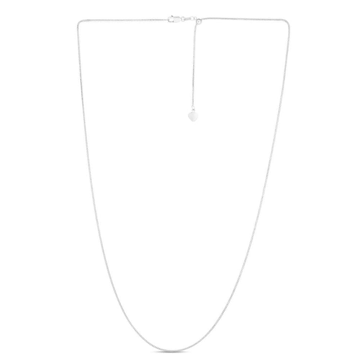 14K Gold 1mm Adjustable Franco Chain