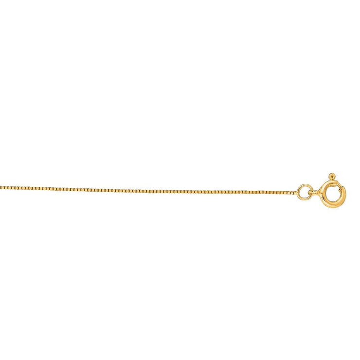 14K Gold .45mm Classic Box Chain