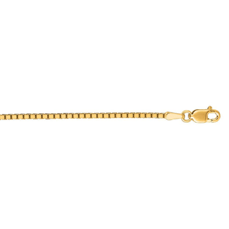 14K Gold 1.4mm Classic Box Chain