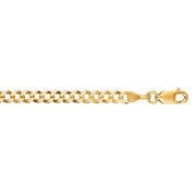 14K Gold 3.2mm Comfort Curb Chain