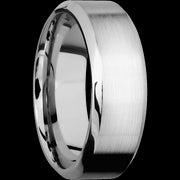 8 mm wide High Bevel Cobalt Chrome band.