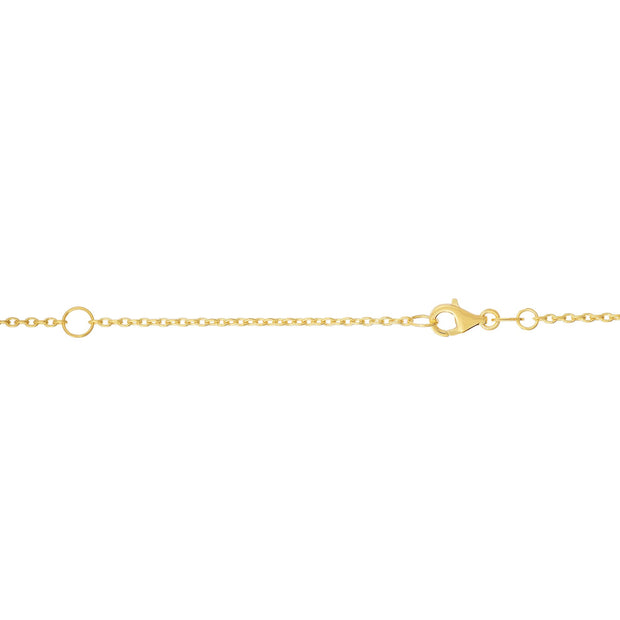 14K Gold 1.5mm Extendable Chain