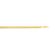 14K Gold 5.5mm Semi-Solid Miami Cuban