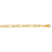 14K Gold 3.7mm Lite Figaro Chain