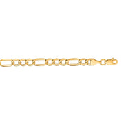14K Gold 4.7mm Lite Figaro Chain