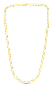 14K Gold 5.5mm Mariner Chain