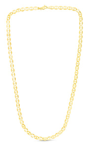 14K Gold 5.5mm Mariner Chain