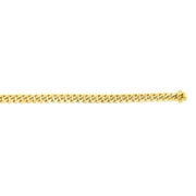 14K Gold 5mm Semi-Solid Miami Cuban Chain