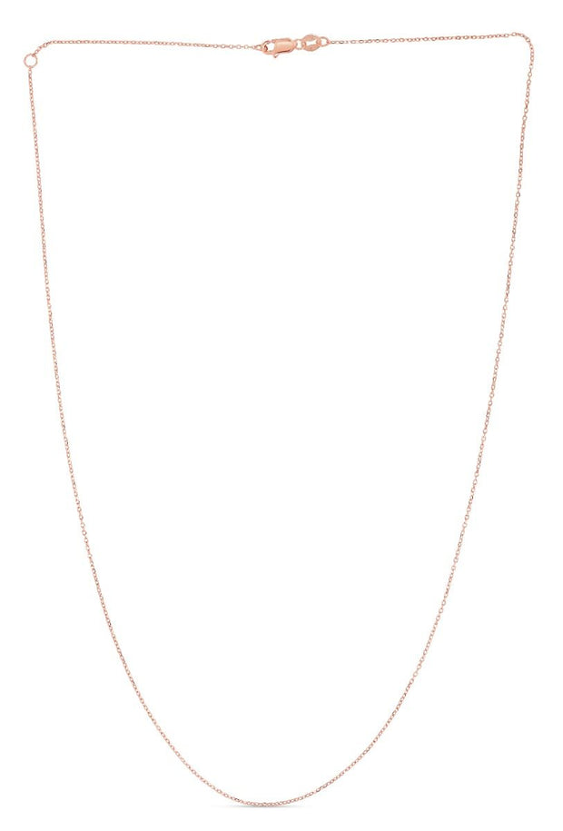14K Gold 1.1mm Extendable Chain