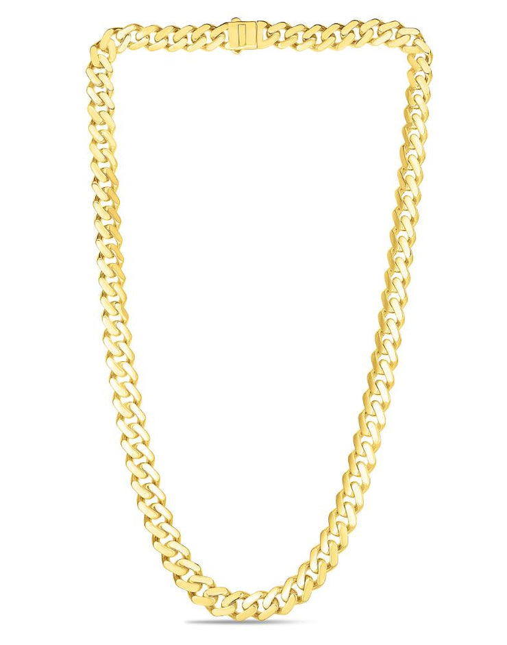 14K Gold 9.5mm Lite Miami Cuban