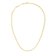 14K Gold 3.2mm Paperclip Chain