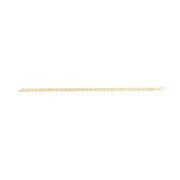 14K Gold Oval Link Necklace