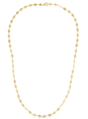 14K Gold Polished Mirror Chain
