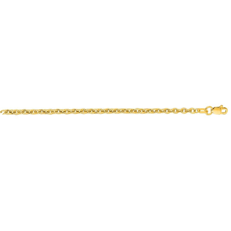 14K Gold 2.9mm Lite Forsantina Chain
