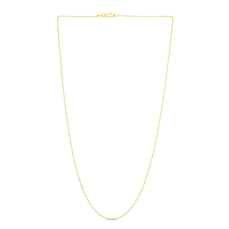 14K Gold 2.5mm Bead Chain