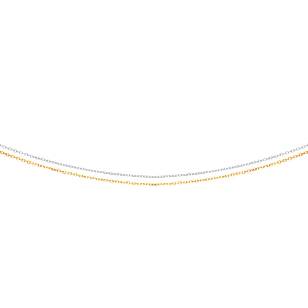 14K Gold 1.1mm Multi-Strand Chain