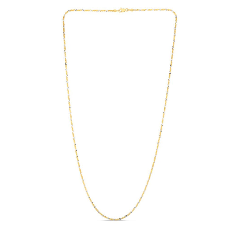 14K Gold 1.5mm Sparkle Chain