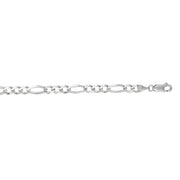 14K Gold 4.6mm Figaro Chain