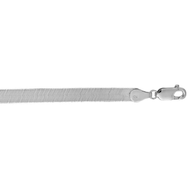 14K Gold 18"" 4.6mm Imperial Herringbone Chain