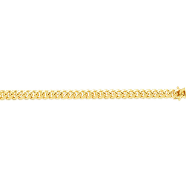 10K Gold 26"" 7.1mm Classic Miami Cuban