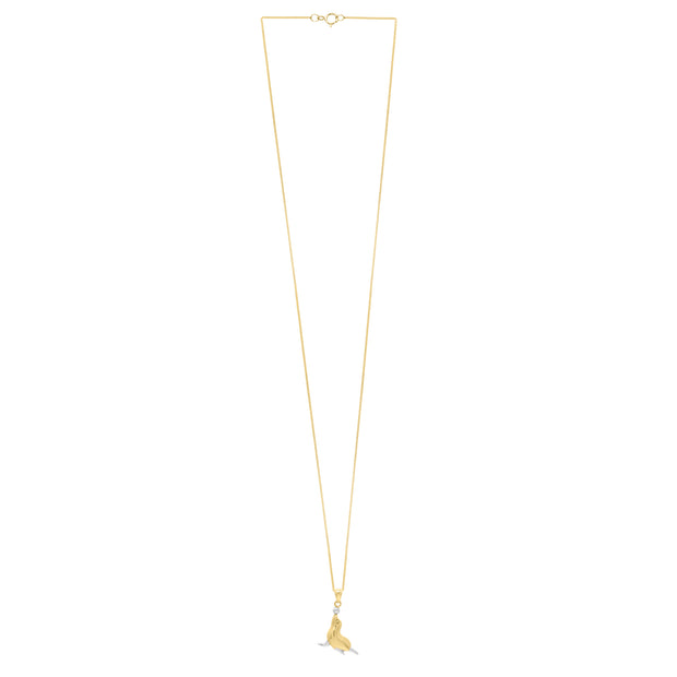 10K Seal Necklace