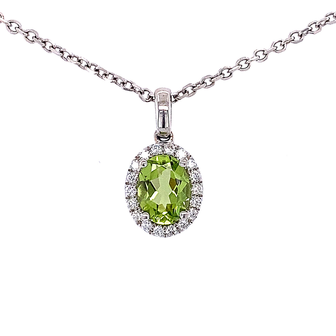 Sale 14k Peridot Pendant